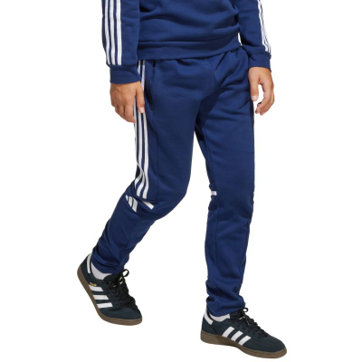 Тренинг панталони adidas Squadra 25 Jr JD4809, памук полиестер, џебови со патент, сина