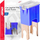 Siguresë automatike AMiO 03411 JapVal PAL U, 100A, set 2 copë, blu