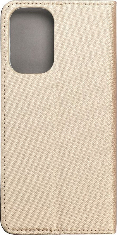 Mbulesë libri Smart Case për Samsung A23 5G, me stand, magnetike, ngjyrë gold
