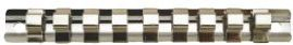 Set bit-çelësa gjashtëkëndorë Teng M3812, 9 copa, 3/8", metalik