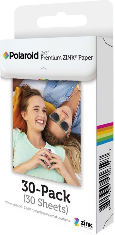 Letër fotografike Polaroid ZINK për printim të menjëhershëm 5x7.6 cm, 30 fletë, me ngjitje mbrapa