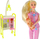 Kukull doktoreshë LeanToys Doctor, 30 cm, me gjëra loje, rozë