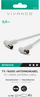 Kabllo antene Vivanco 48035, koaksial 5 m, 90 dB, e bardhë