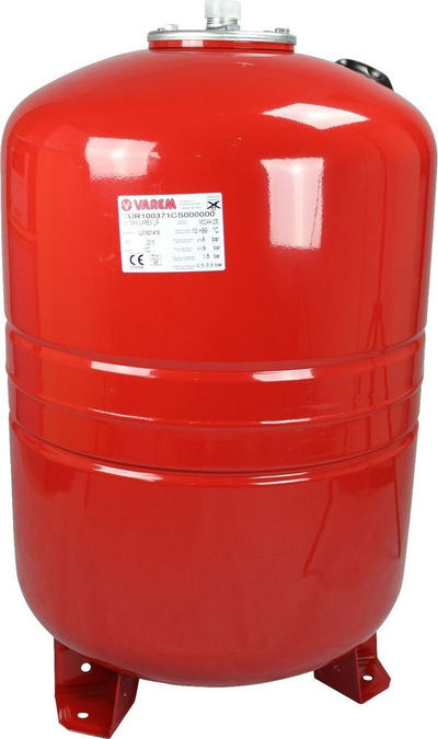Depozit presioni Varem Maxivarem LR, 100L, për hidrofor, e kuqe