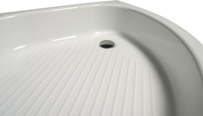 Kadë dushi akril Sanplast Classic B/CL, 80x80x15 cm, katrore, e bardhë