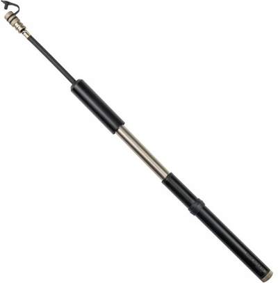 Pompë dore biçiklete Blackburn Airstik Mini, deri 120 PSI, valvul Presta, e zezë