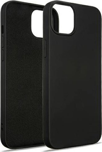 Силиконска маска Beline за iPhone 15 Plus 6.7", црна