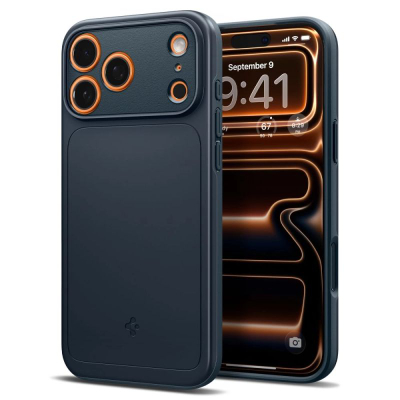 Mbrojtëse telefoni Spigen Thin Fit MagSafe për iPhone 17 Pro Max, Metal Slate