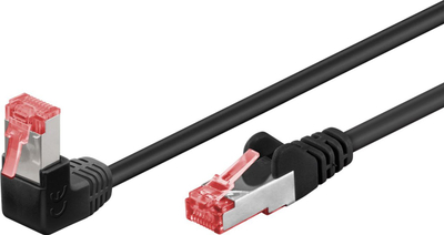 Kabllo rrjeti Goobay Patchcord Cat 6, S/FTP, 1m, e zezë
