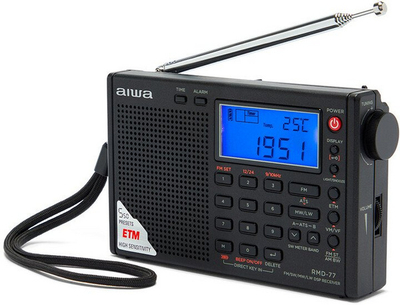 Radio Aiwa RMD-77, e zezë