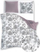 Set shtrati Faro me flutura, 160 x 200 cm, i hirtë