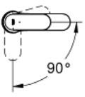 Rubinet lavamani Grohe Eurosmart Cosmopolitan 2339800E, njëkohës, krom