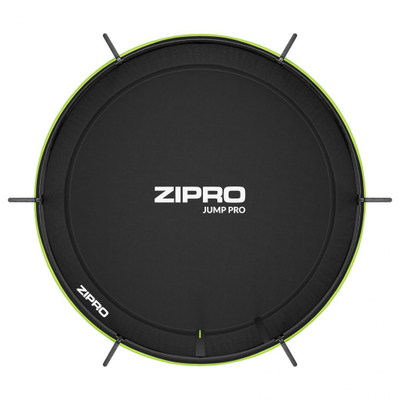 Trampolinë me rrjetë Zipro Jump Pro Premium 10FT, 312cm, e zezë/gjelbër