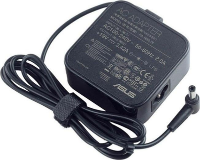 Adapter rryme për laptop Asus, 65W, 19V 3.42A, ngjyrë e zezë
