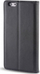 Këllëf flip për iPhone 12 / 12 Pro, lëkurë eko, me stand, i zi