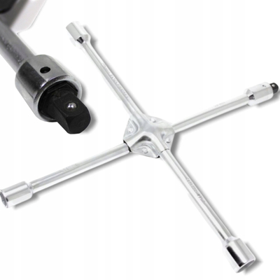 Çelës kryq për rrota Forcekraft FK-681B400, 17-22mm, adapter 1/2", metalik