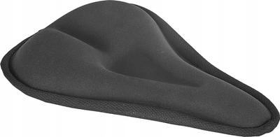 Капак од гел за седло за велосипед Gel Cover K02327, 27 cm, црн
