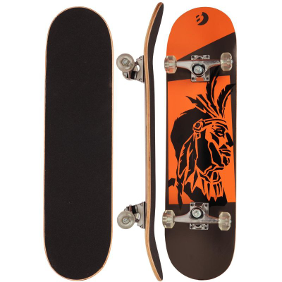 Skateboard Best Sporting Indian, dru panje 9 shtresa, kushineta ABEC 7, portokalli