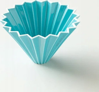 Dripper kafeje Origami M, porcelan, 2 4 filxhanë, turquoise