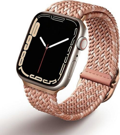 Rrip ore UNIQ Aspen, për Apple Watch 40/41mm, i gërshetuar, rozë
