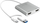 Adapter video J5create JCA365-N, USB-C në dy dalje HDMI, 4K, gri metalik