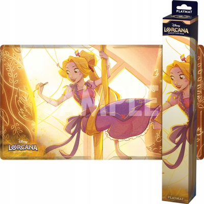 Tapet loje Disney Lorcana Rapunzel, neopren, kundër rrëshqitjes, shumëngjyrësh