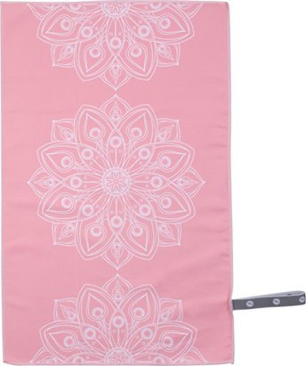 Peshqir yoga Pure2Improve, antirrëshqitës për tapet yoga, rozë