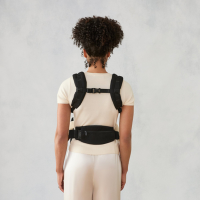Mbajtëse bebe Ergobaby Omni Deluxe Mesh, 3.2-20.4 kg, SoftFlex Mesh, e zezë Onyx