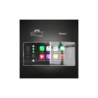 Foli mbrojtëse GrizzGlass CarDisplay, matte, Mercedes EQS SUV Widescreen 2022-2024, set 2 në 1