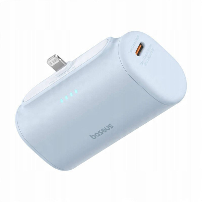 Powerbank Baseus OS Compact IP, 5000mAh, 20W, blu