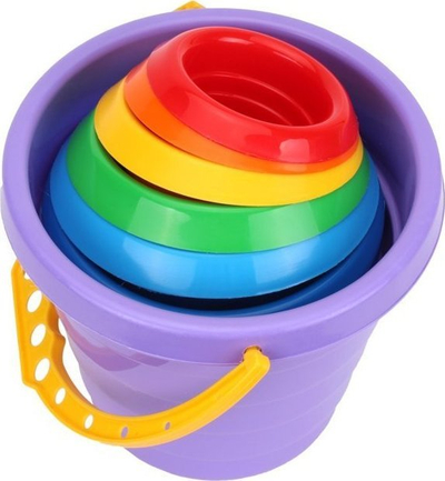 Lodër piramidë me gota Technok Pyramid Sombrero, edukative, shumëngjyrëshe