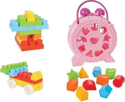 Lodër sorter ore Artyk 002847, jumbo blloqe, për 12 muaj+, rozë