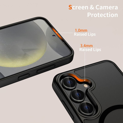 Mbrojtëse telefoni Tech-Protect MagMat MagSafe për Motorola Moto G56 5G, mat, e zezë