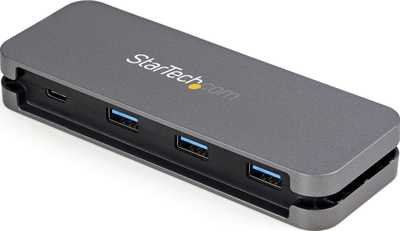 Hub USB C StarTech me 4 porta, USB 3.2 Gen 1 5Gbps, bus powered, gri