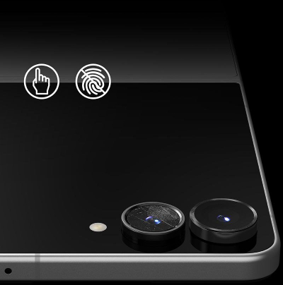 Mbrojtës kamere Ringke Camera Frame, 2 copë, për Galaxy Z Flip 8, i zi