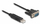 Adapter USB 2.0 në RS232 Delock, 0.5m, chipset FTDI, i zi
