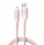 Kabllo USB Lightning XO NB265, 1m, 2.4A, rozë