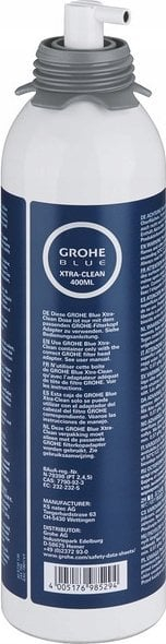 Патрона за чистење Grohe 40434001, за батерии и водни системи, сино сребрена
