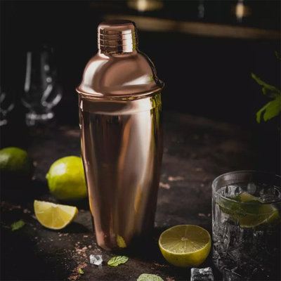 Shejker koktejli Klausberg KB 7650, 750 ml, çelik inox, rozë gold