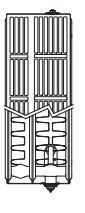 Radiator Stelrad Novello, tipi 22, 40 x 70 cm, 1000 W, i bardhë