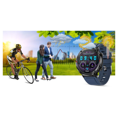 Ora e zgjuar Gravity GT21 5, ekran 1.6", Bluetooth 5.0, blu e errët (navy)