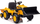 Traktor elektrik Lean Cars S617, 12V, me rimorkio, i verdhë