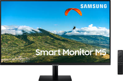 Monitor Samsung M5, LS32AM500NRXEN, 32", LED, Smart, i zi