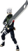 Figurë veprimi Bandai Anime Heroes Naruto Kakashi Hatake, 17 cm, që lëviz, shumëngjyrëshe