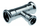 Tee reduktuese çeliku KAN-therm Steel, 88.9mm, 22mm