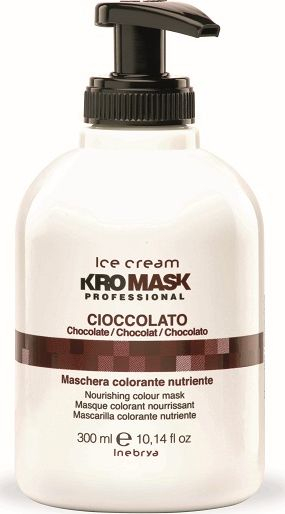 Maskë ngjyruese flokësh Inebrya Kromask Chocolate, 300ml, ushqyese