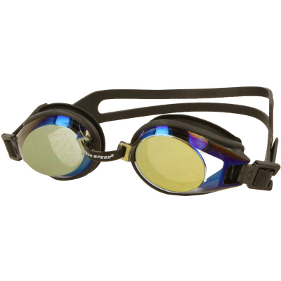 Syze noti Aqua-Speed Challenge 07, lente pasqyre, anti-fog dhe UV, blu e zezë