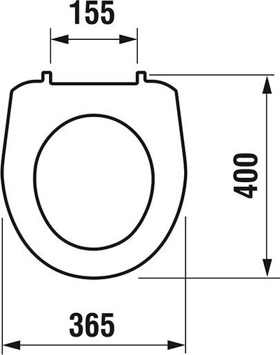 Kapak WC Jika Lyra Plus H8933830000001, termoplastik, i bardhë
