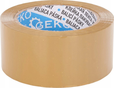 Shirit ngjitës për paketim Geko, 90m, 48mm, kafe