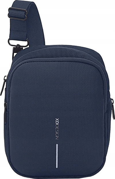 Çantë shpine XD Design Boxy Sling, crossbody, 16 x 7.5 x 21 cm, blu e errët